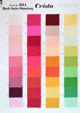 Load image into Gallery viewer, CS634 Back Satin Shantung Sample Book