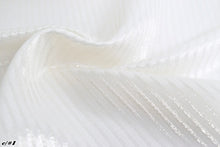 Load image into Gallery viewer, CS1307 Powder Metallic Chiffon Stripe
