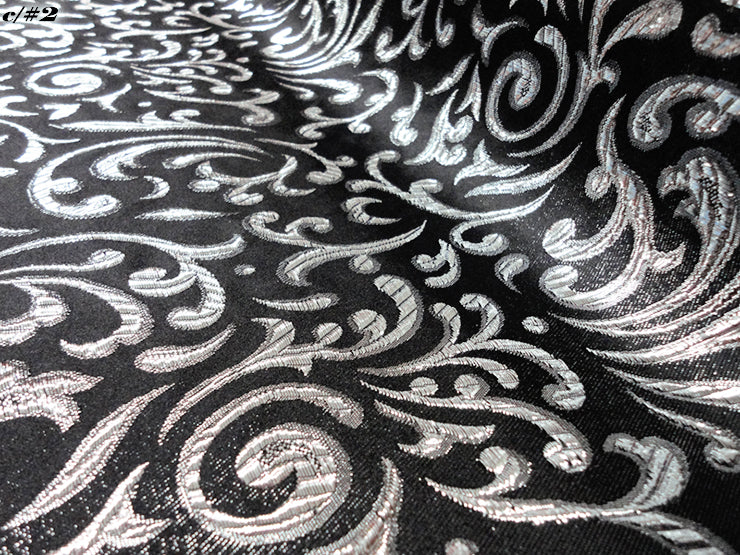 CSHM9768 Metallic Paisley Jacquard